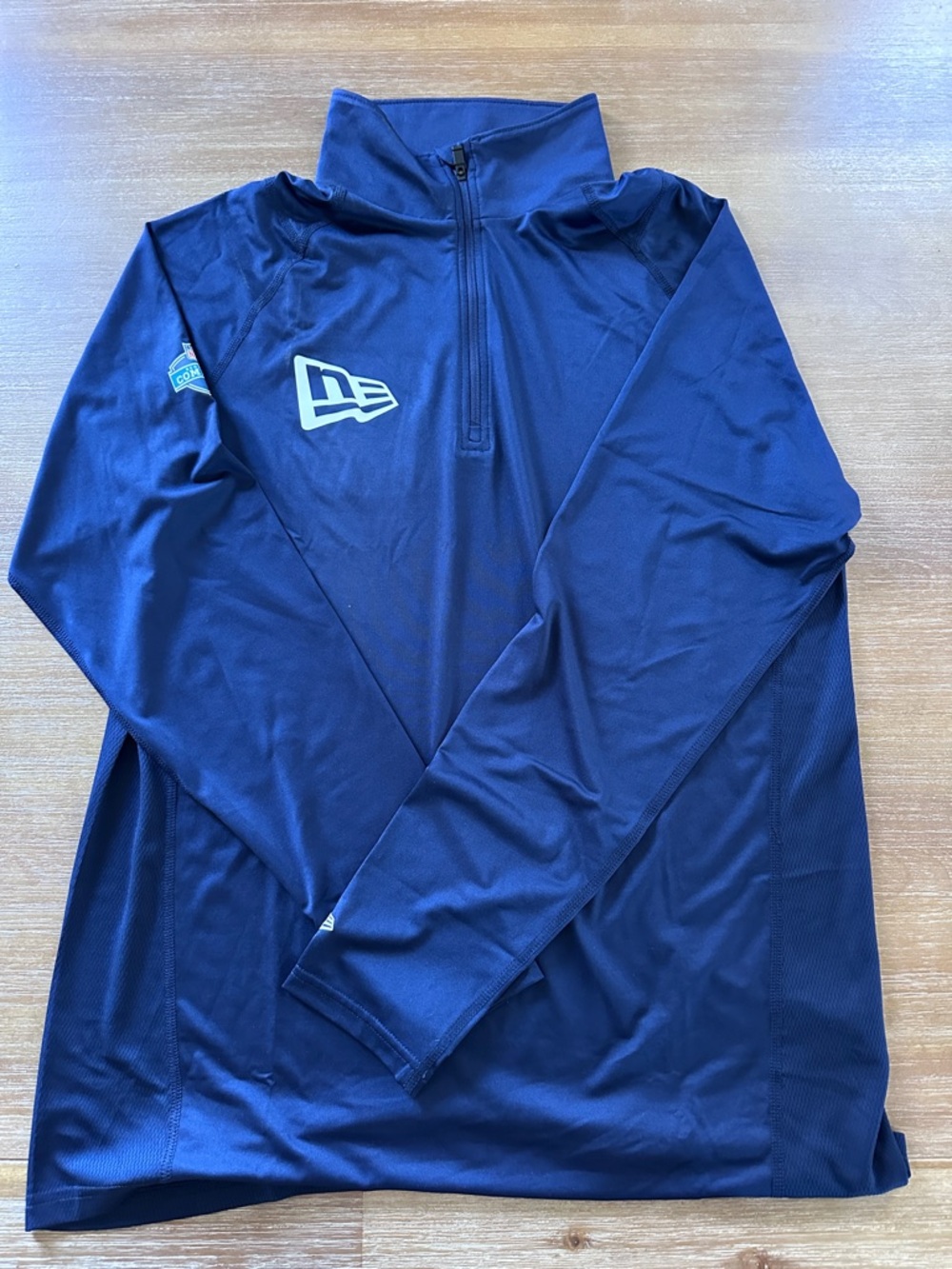 New Era Navy Blue Quarter-Zip Top